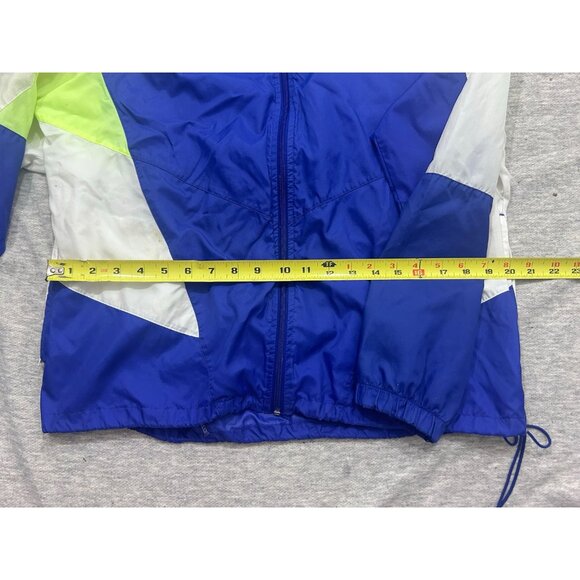 Nike Windbreaker Jacket Men's Large Polyester Zip Up Outdoor Blue - Picture 10 of 10